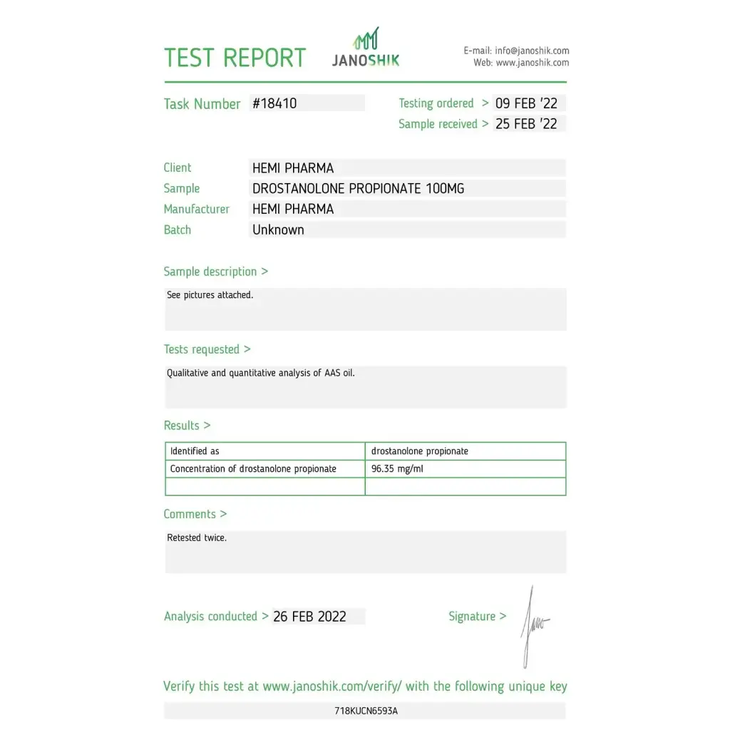 Drostanolone Propionate 100mg Drostanolone Propionate 100mg