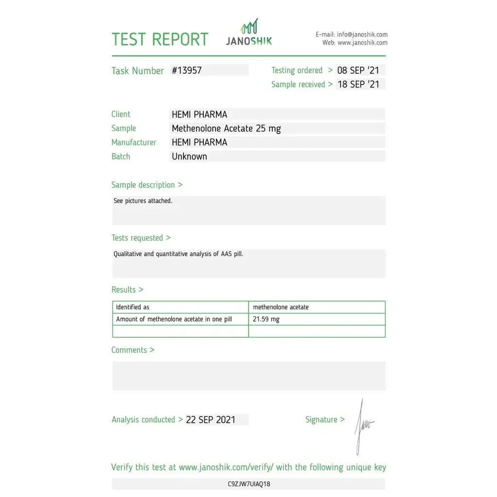 Metenolone Acetate 25mg Metenolone Acetate 25mg